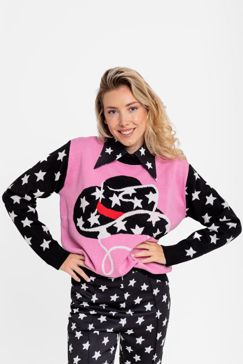 sueter sencillo tejido cowgirl Sudaderas