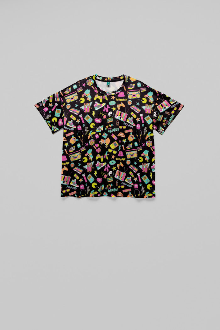 camiseta corte cuadrado i love 90 s 6