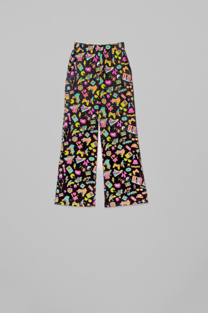 pantalon flare elastico i love 90 s 8